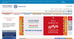 Desktop Screenshot of oup.com.pk