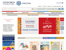 Tablet Screenshot of oup.com.pk
